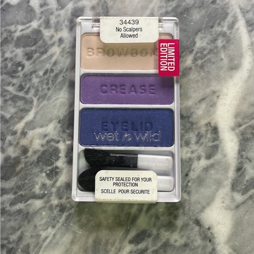 New Wet n Wild Eyeshadow Trio Palette No Scalpers Allowed